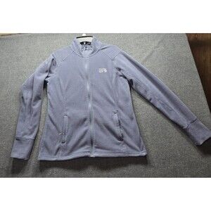 Mountain Hardwear Women’s Size L full zip gray soft fleece jacket
